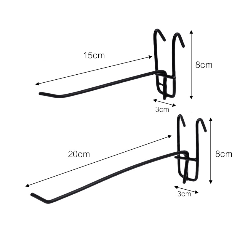 Sturdy Storage Racks Supermarket Retail Shop Shelf Hook Jewelry Hole ...