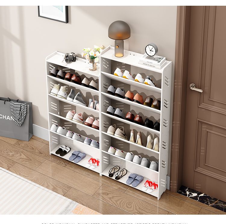 Simple Shoe Rack Entrance Shoe Cabinet Narrow Small Oblique Ultra-Thin ...