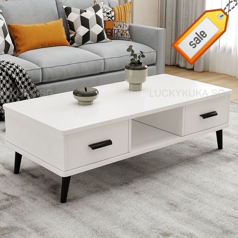 Coffee Table With Drawers Can Be Stored Small Coffee Table Multicolor