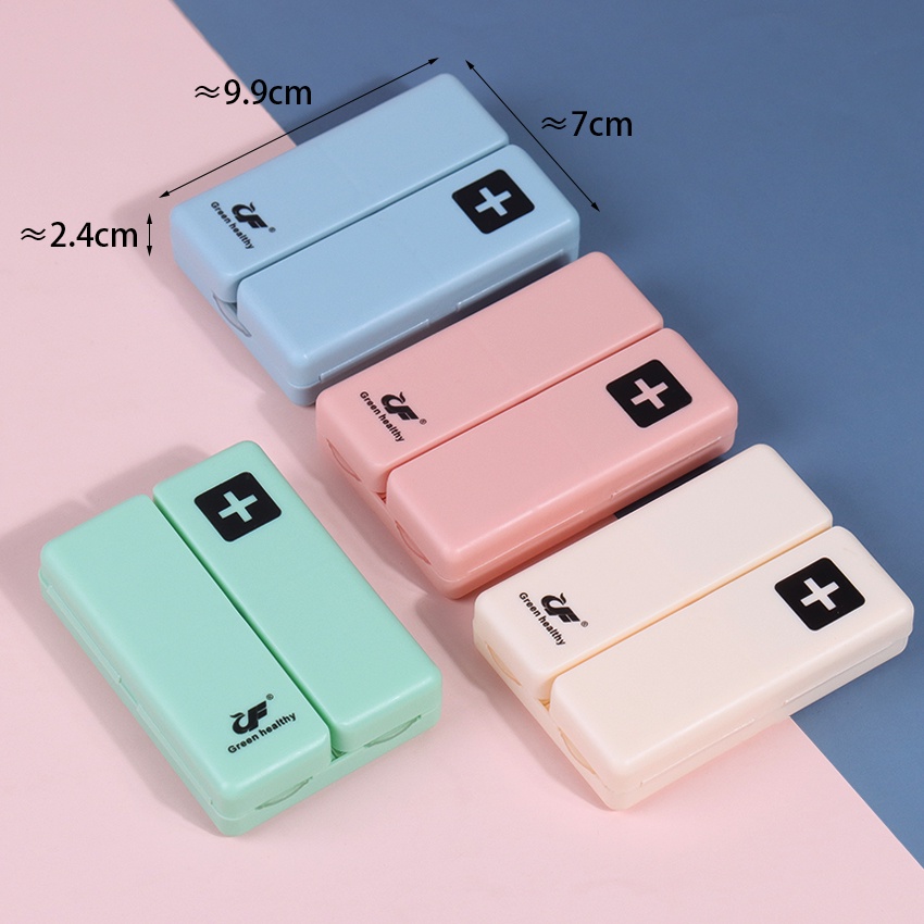 Creative Foldable Weekly Pill Box 7 Days Medicine Container Travel ...