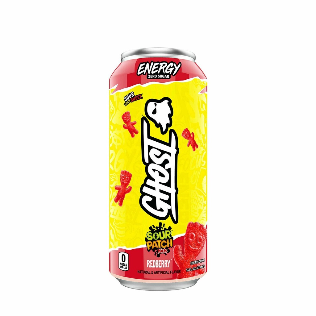 GHOST ENERGY Sugar-Free Energy Drink - 12-Pack, 16oz Cans - Energy & Focus  & No Artificial Colors - Vegan