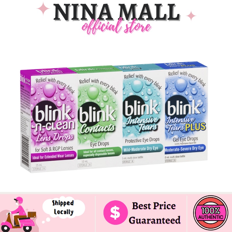 Blink Intensive Tears Protective Eye Drops 15ml | Blink Contacts ...
