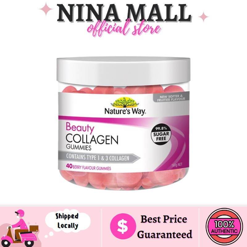 Nature's Way Beauty Collagen Gummies 40 Pastilles | Shopee Singapore