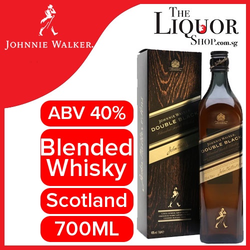 Johnnie Walker Double Black ABV 40 700ml Shopee Singapore