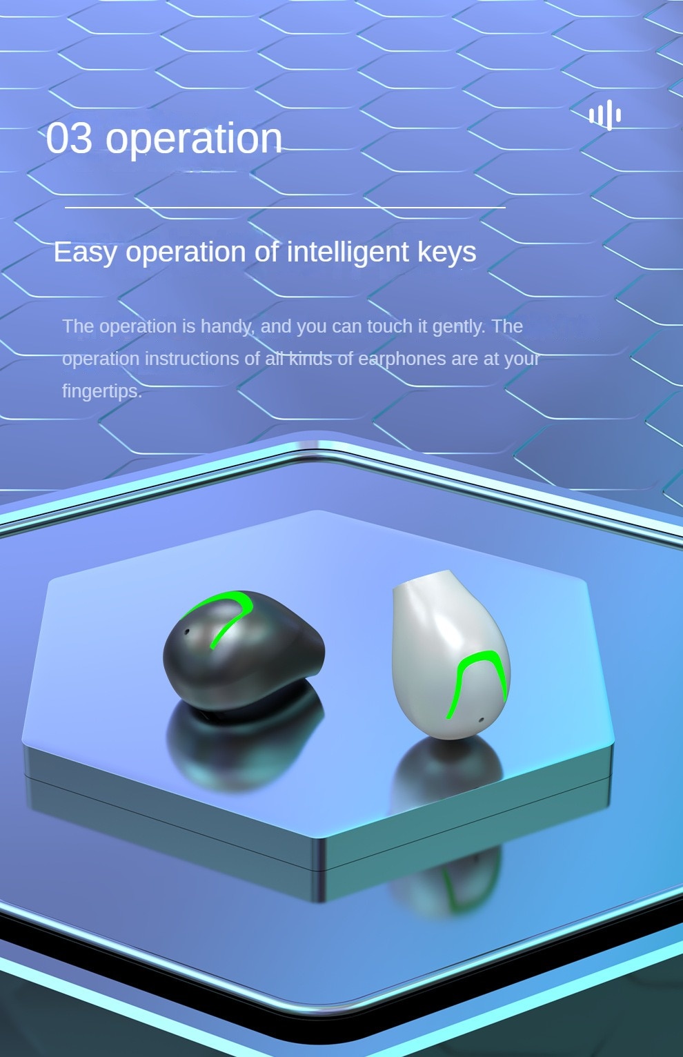 Mini Invisible Wireless Headphones Bluetooth 5.3 In-ear Earphones TWS ...