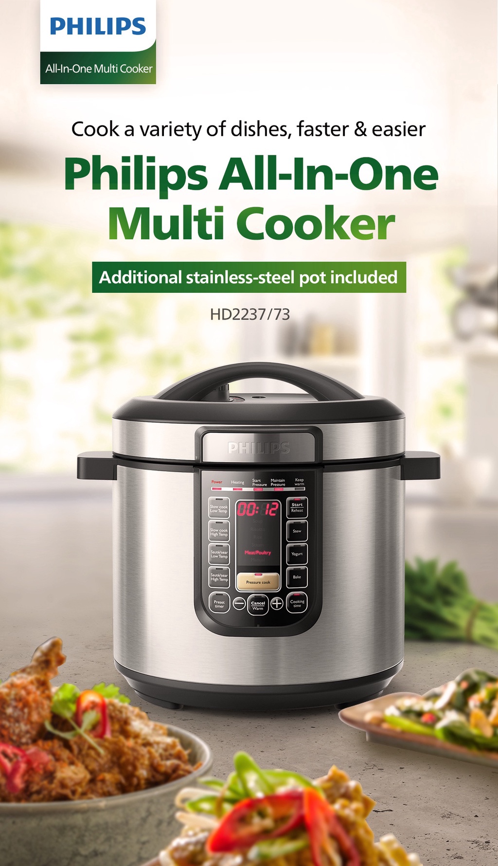 All in one philips pressure cooker sale