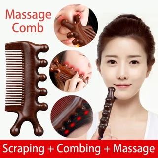 Antler Head Meridian Massager Massage Comb Grasping Therapy Massage...