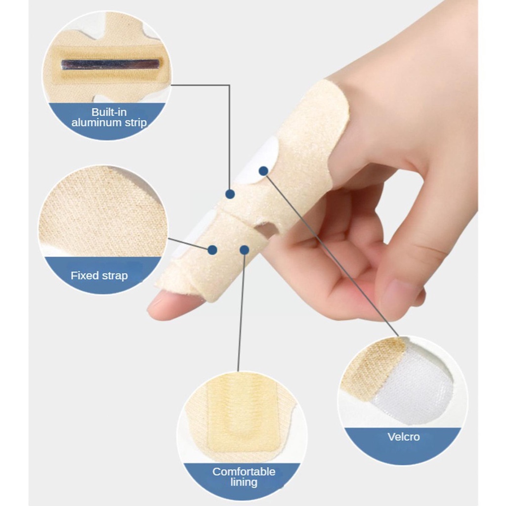 NEENCA 1 PCS Finger Splint Hand Trigger Broken Finger Sprain Joint ...