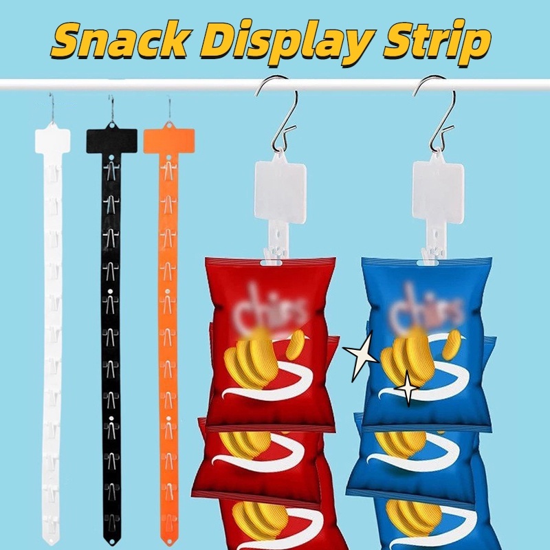 [ Wholesale Prices ] Snack Plastic Hanging Strips Food Display Hanger ...