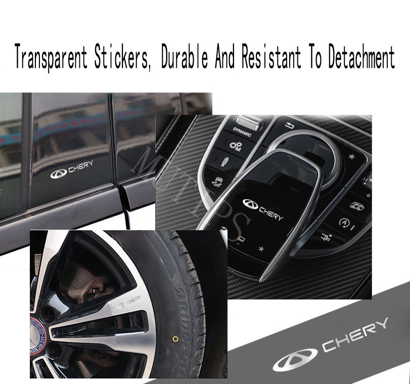 Chery Car Logo Metal Sticker 3D Creative Decoration Automobile Window ...