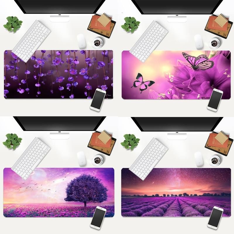 infinity on Purple Keyboards Mat Gaming mousepad Desk Mat Animation XL