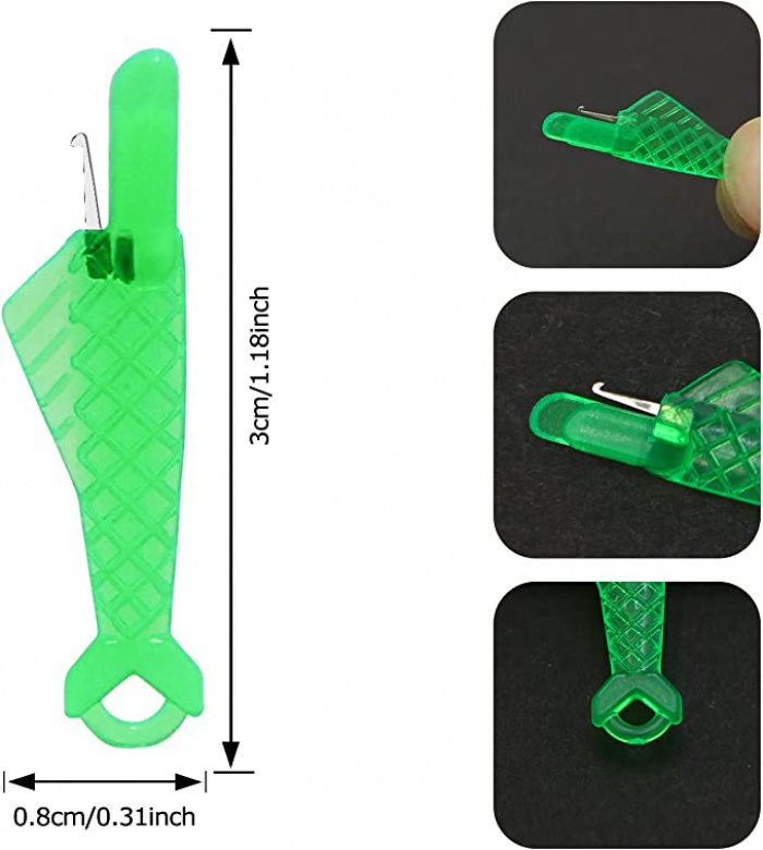 5pcs Automatic Needle Threader Small Fish Type Sewing Needle Device ...