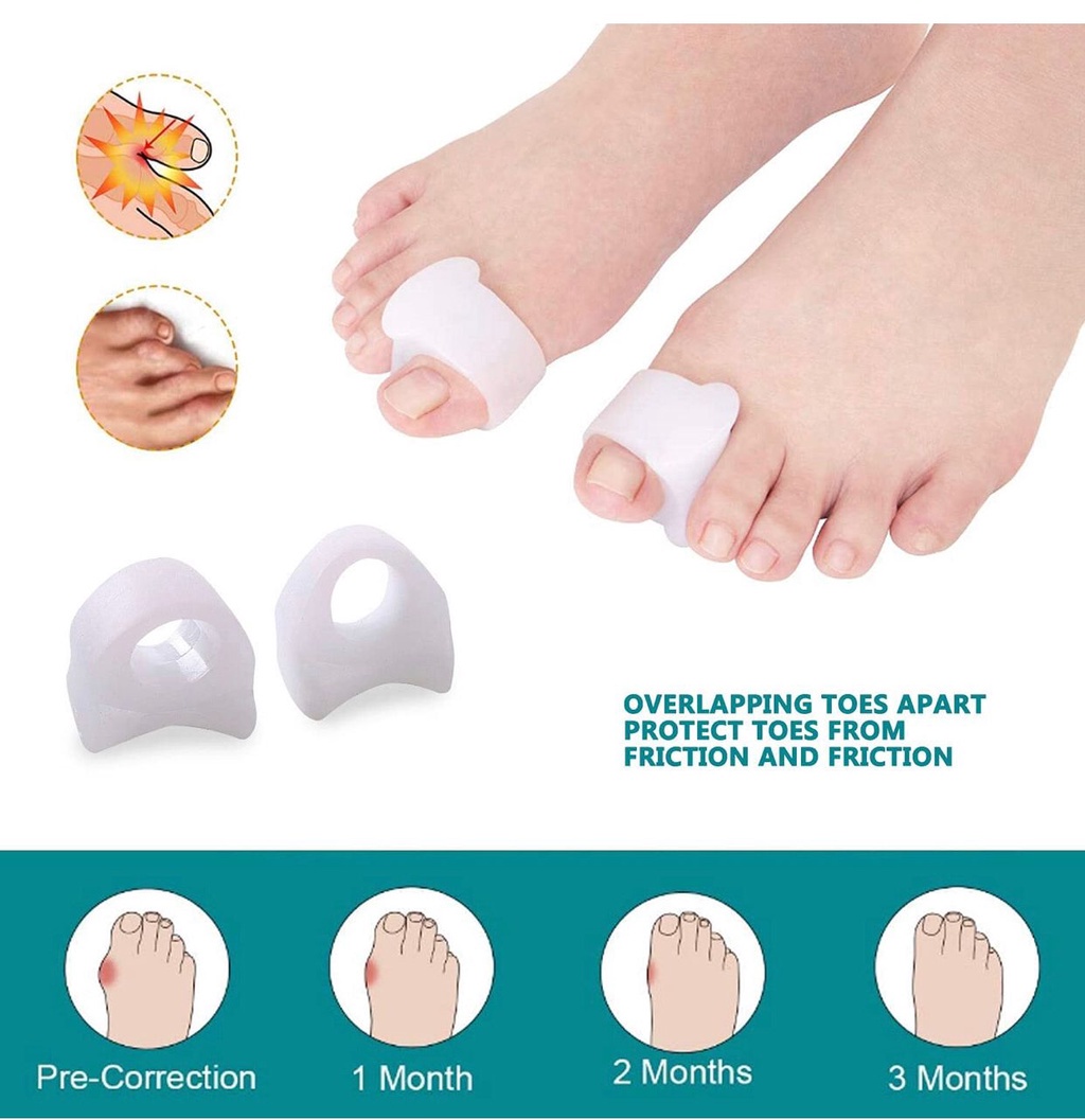 Bunion Corrector and Toe Separator for Pain Relief, Big Toe Spacers ...