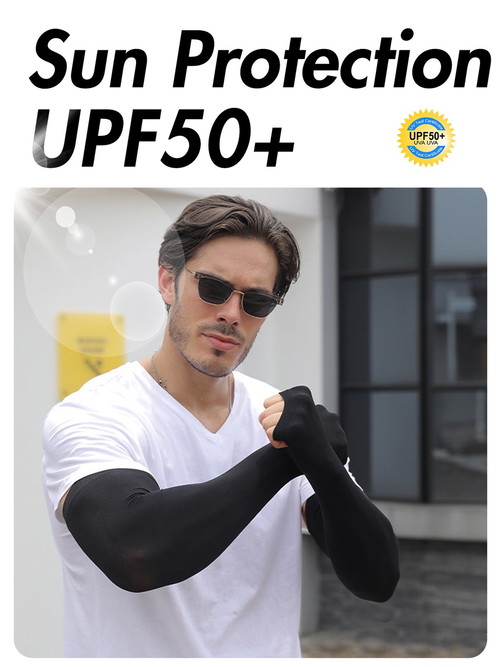 High Elastic Plus Size Arm Sleeves Sun Protection Hand Sock Extended and Widened Big Size Sleeve