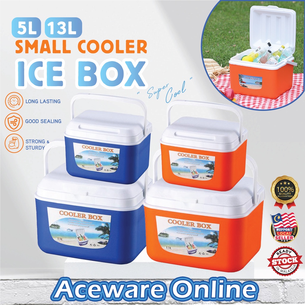 5L 13L Small Cooler Ice Box for Camping Drink Fishing Heavy duty