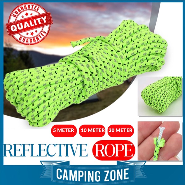 5m/10m/20m High Quality Tent Rope Nylon Survival Rope Tent Accessories ...