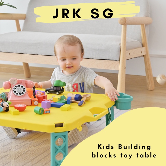 Children Desk / Kids Building blocks toy table / multifunctional early