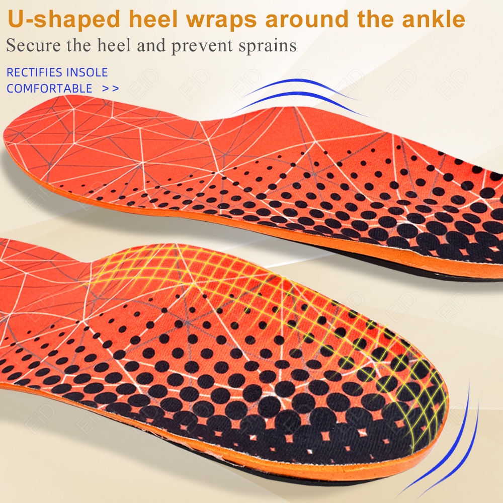 EiD Orthotics Flat Foot Health Orthopedic Insole Sole Pad Insert Arch ...