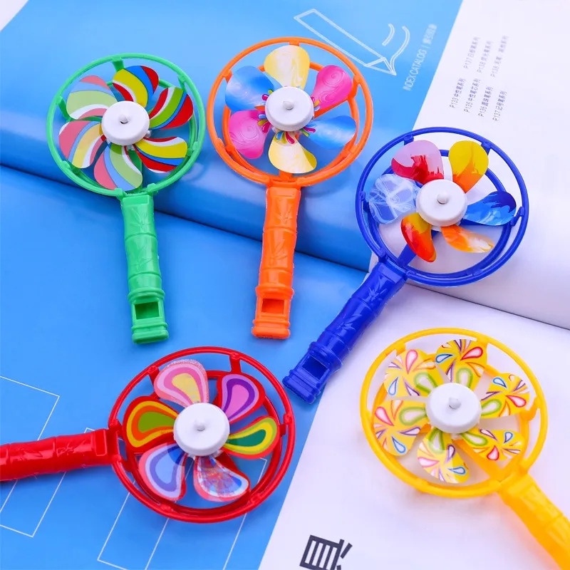 Creative Mini Whistle Windmill / Plastic Windmill Toy / Fun Whistle Fan ...