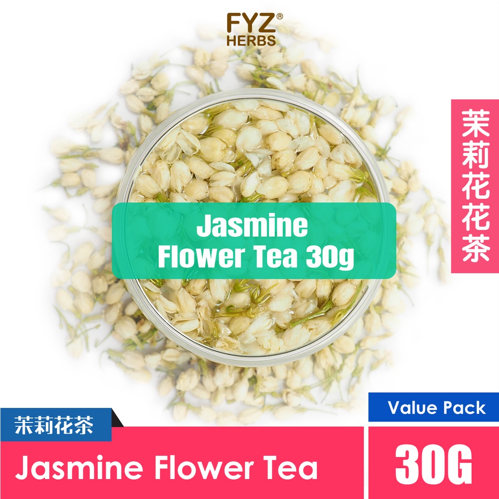 Fyz Herbs Jasmine Flower Tea 30G {New} Jasmine Flower Tea 30G
