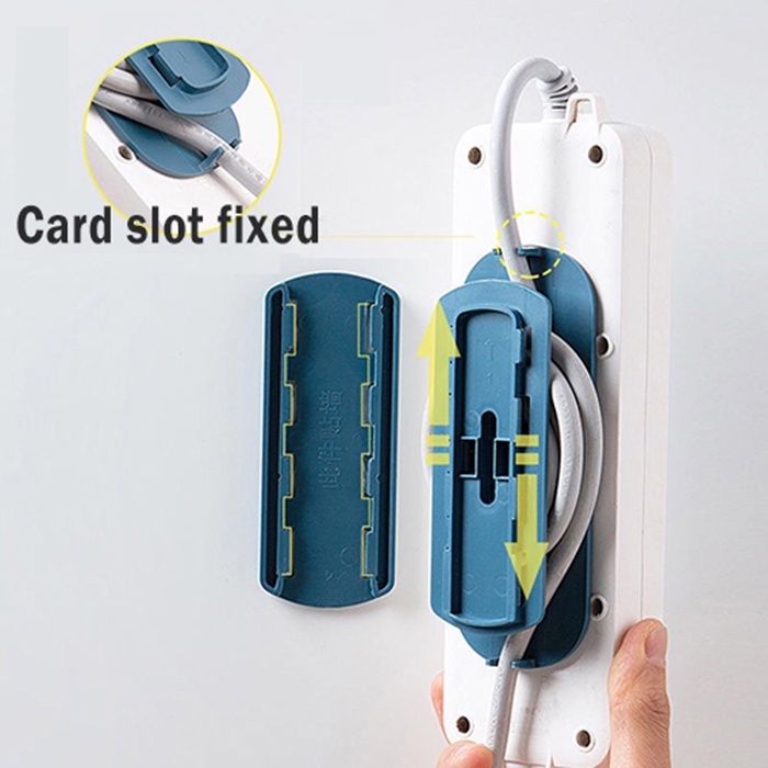 Self Adhesive Power Strip Holder, Fixator Power Extension Socket Cord ...