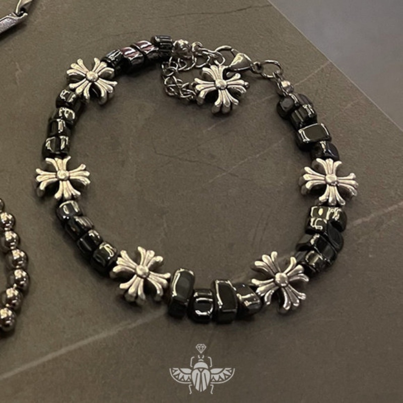 Chrome hearts tiny plus on sale bracelet