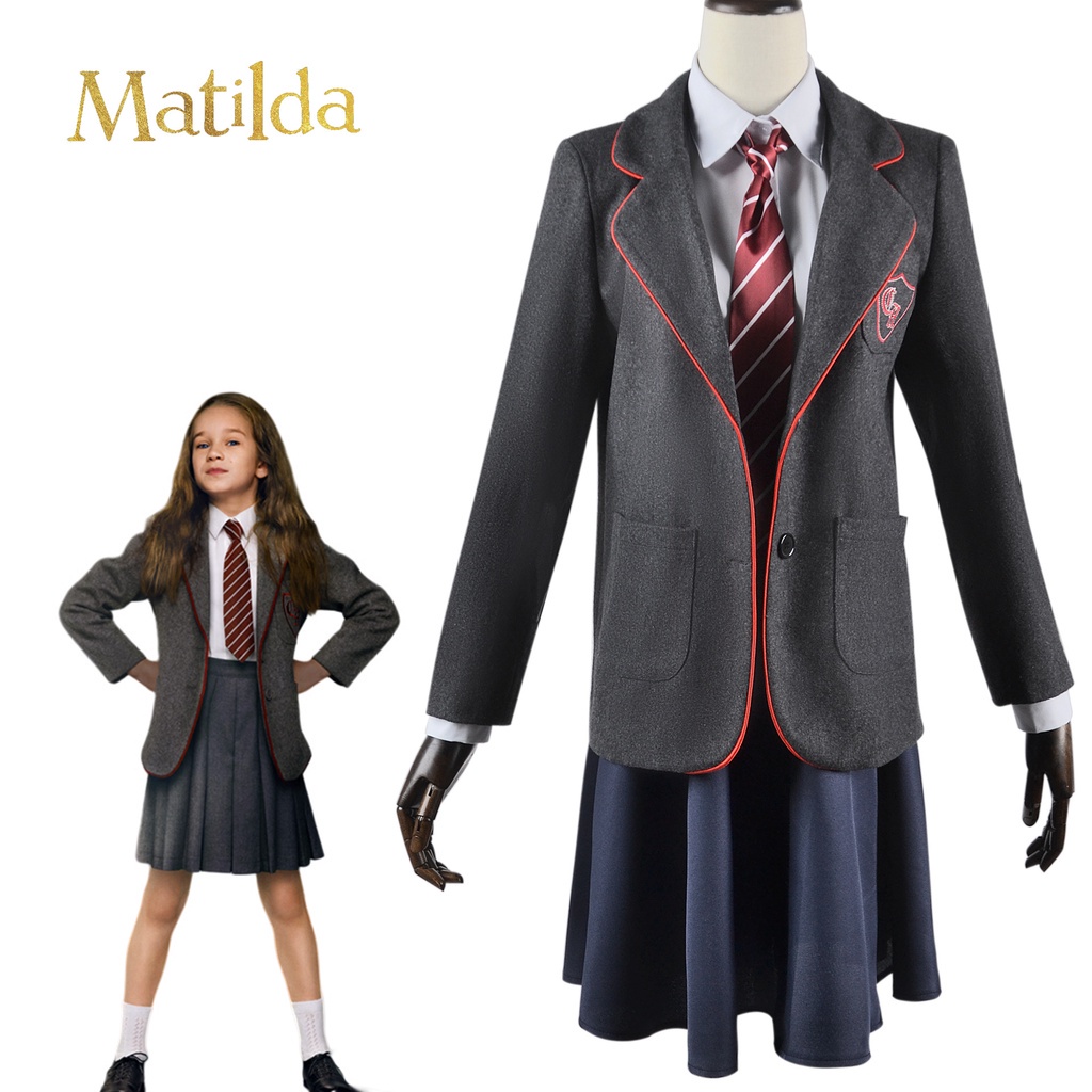 Movie Roald Dahl's Matilda the Musical Cosplay Costume Outfits Carnival ...