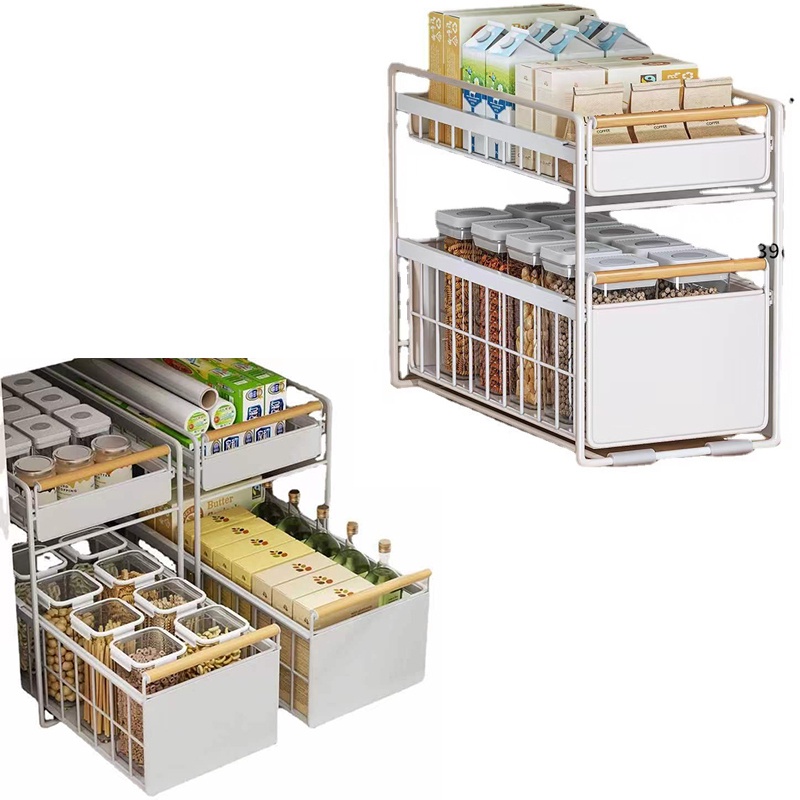 YOUNAL Installation Free Kitchen Sink Storage Rack, Dishes, Dishes ...