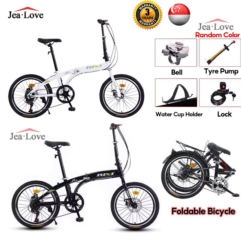 [SG READY STOCK] Gear Bicycle 20 Inch 7 Speed Foldable Bicycle Adult