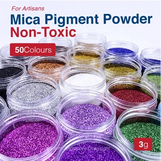 Pack of 12 - Mica Powder Pigments, Epoxy Resin Powder Pigments, 6 Metallic  Shades & 6 Matt Shades Color Pigments For Jewelry Making, Epoxy Resin, Soap  & Candle Making - Mica Powder Resin