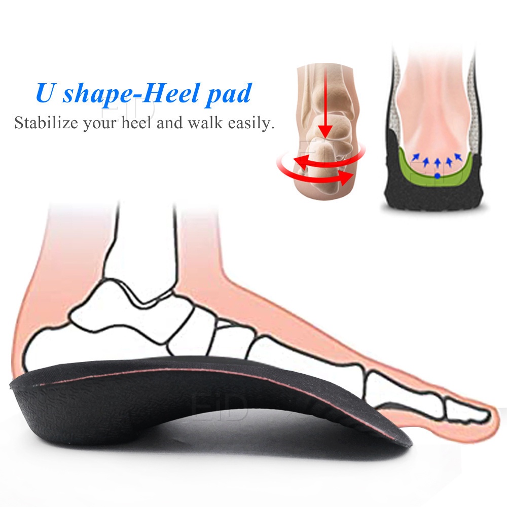 Insole For Shoes Flat Foot XO-Shaped Legs Correction Arch Support ...
