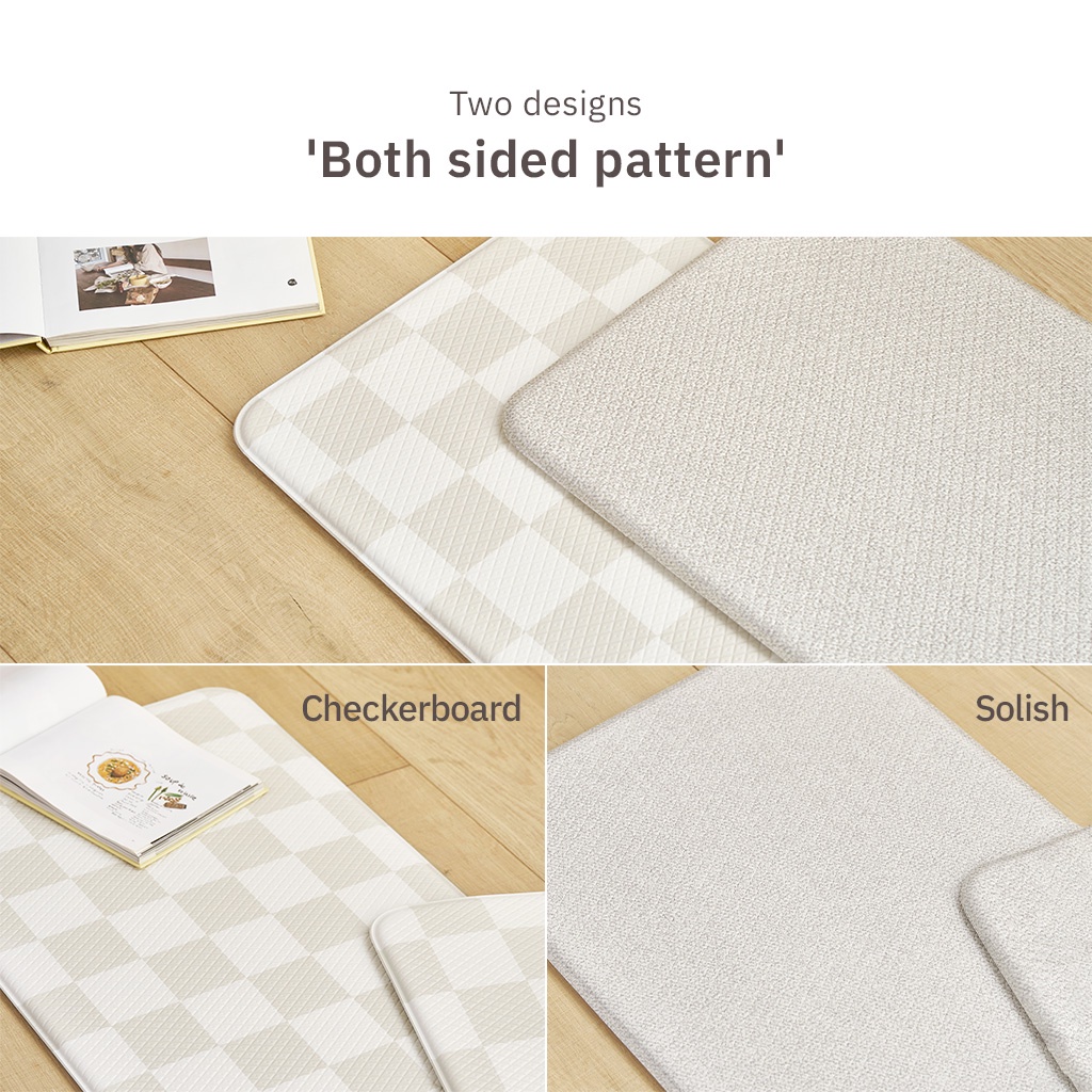 Roomnhome. Checkerboard kitchen mat/ use both side Modern & simple ...
