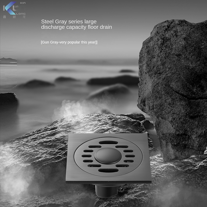 Xinkunlong Bathroom Floor Drain 304 Stainless Steel Deodorant Floor