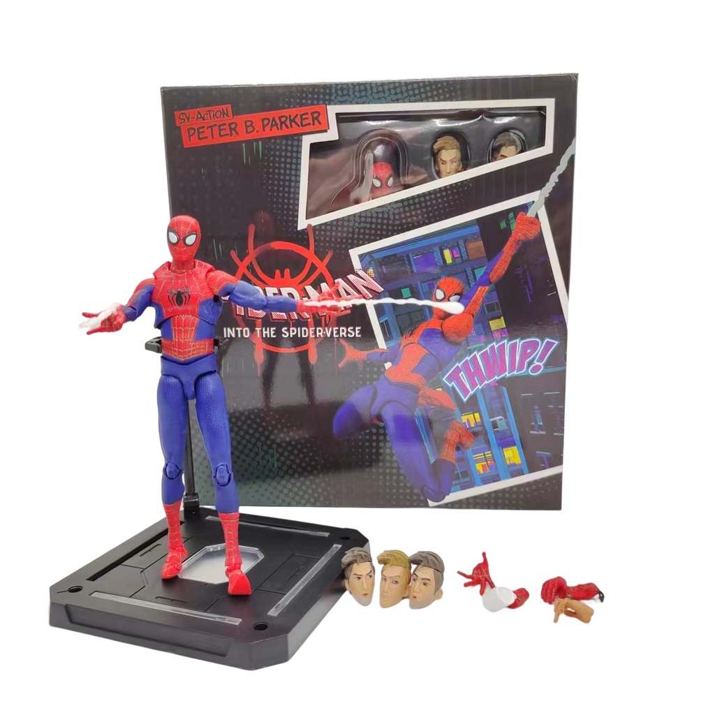 Spider-Man Into the Spider-Verse Miles Action Figure SV-Action KO Ver. Box  Set