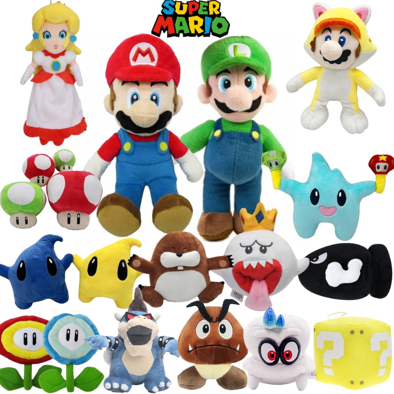 30cm Game The Super Mario Mario and Luigi Plush Doll Lumalee Bowser ...