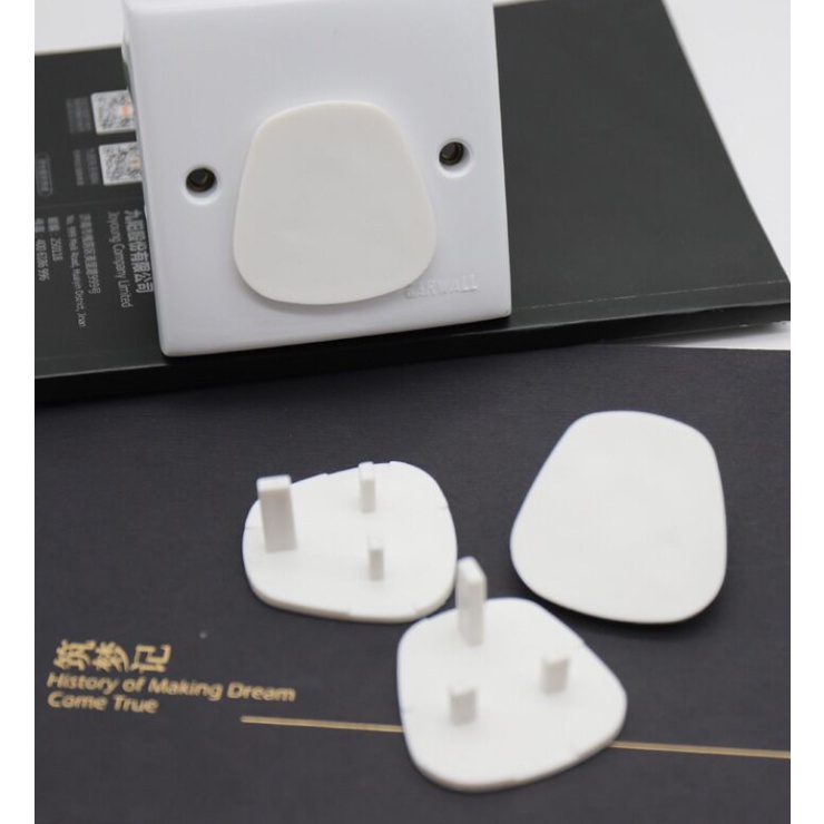 KAUKAU 3 Three Point Plug Child Baby Safety Shock Proof Power Socket ...