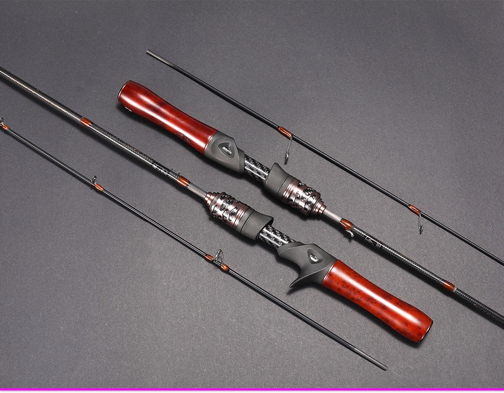 NYA】4.6ft/5ft/5.6ft/6ft UL Ultralight fishing rod solid tip