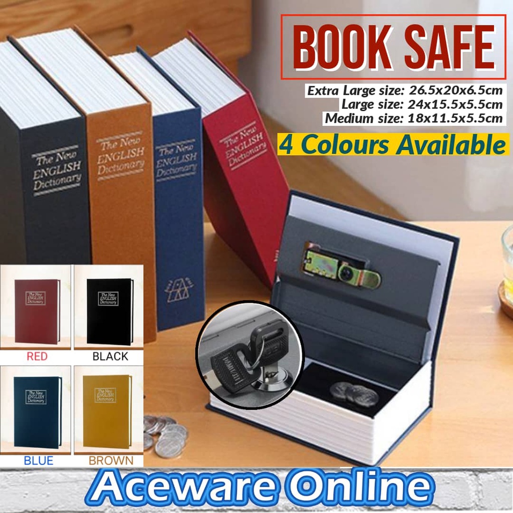 801/802/803 Fake Book Dictionary Home Office Decoration Anti Thief Safe ...