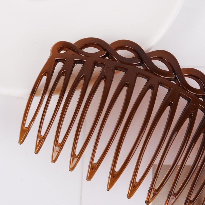 [Wholesale] Retro Woven Octagonal Hair Comb / Minimalist Black Clevis ...