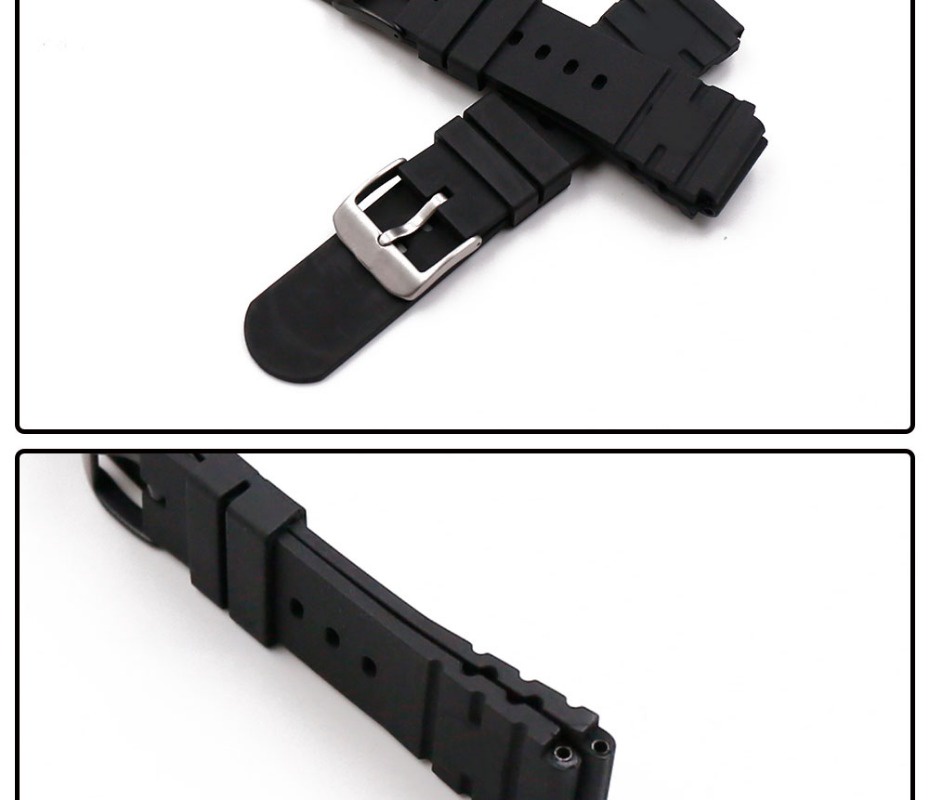 Top Quality Silicone 20 mm Watches Strap 3001_breed_K0010556 main image 0