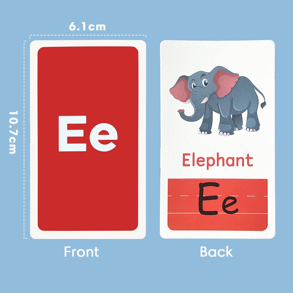 Children Abc Letter & Numbers & Shapes & Colors Flash Cards Alphabet ...