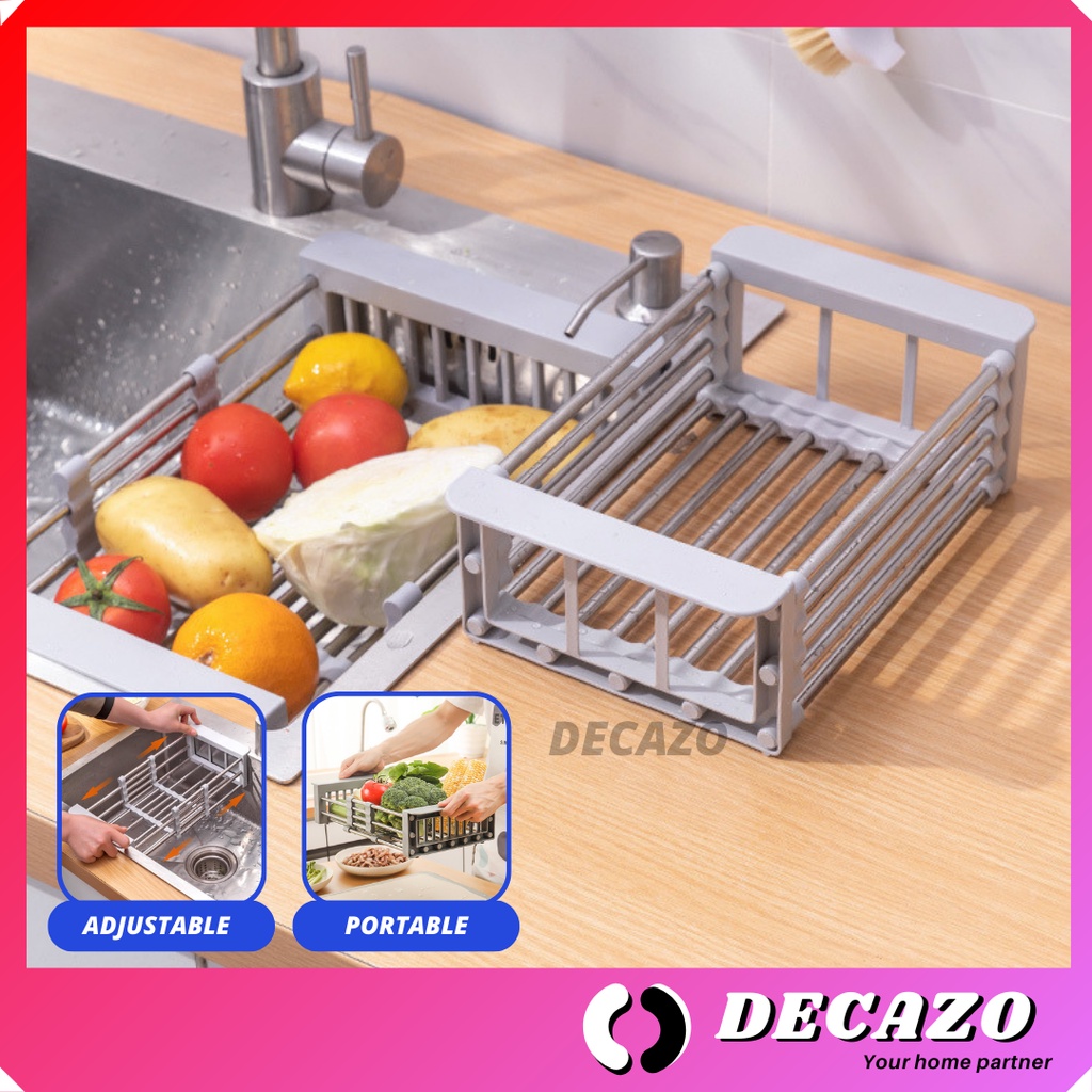 Rak Pinggan Dish Rack Stainless Steel Rack Kitchen Dish Drainer Kitchen ...