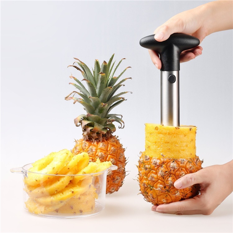 Stainless Steel Pineapple Peeler Knife Pineapple Corer Peeler Slicer ...