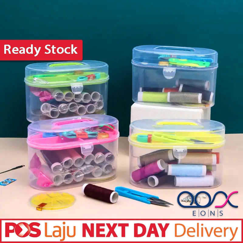 SUPER CONVENIENT Multifunctional Sewing Kit Set Tool Needle Thread ...
