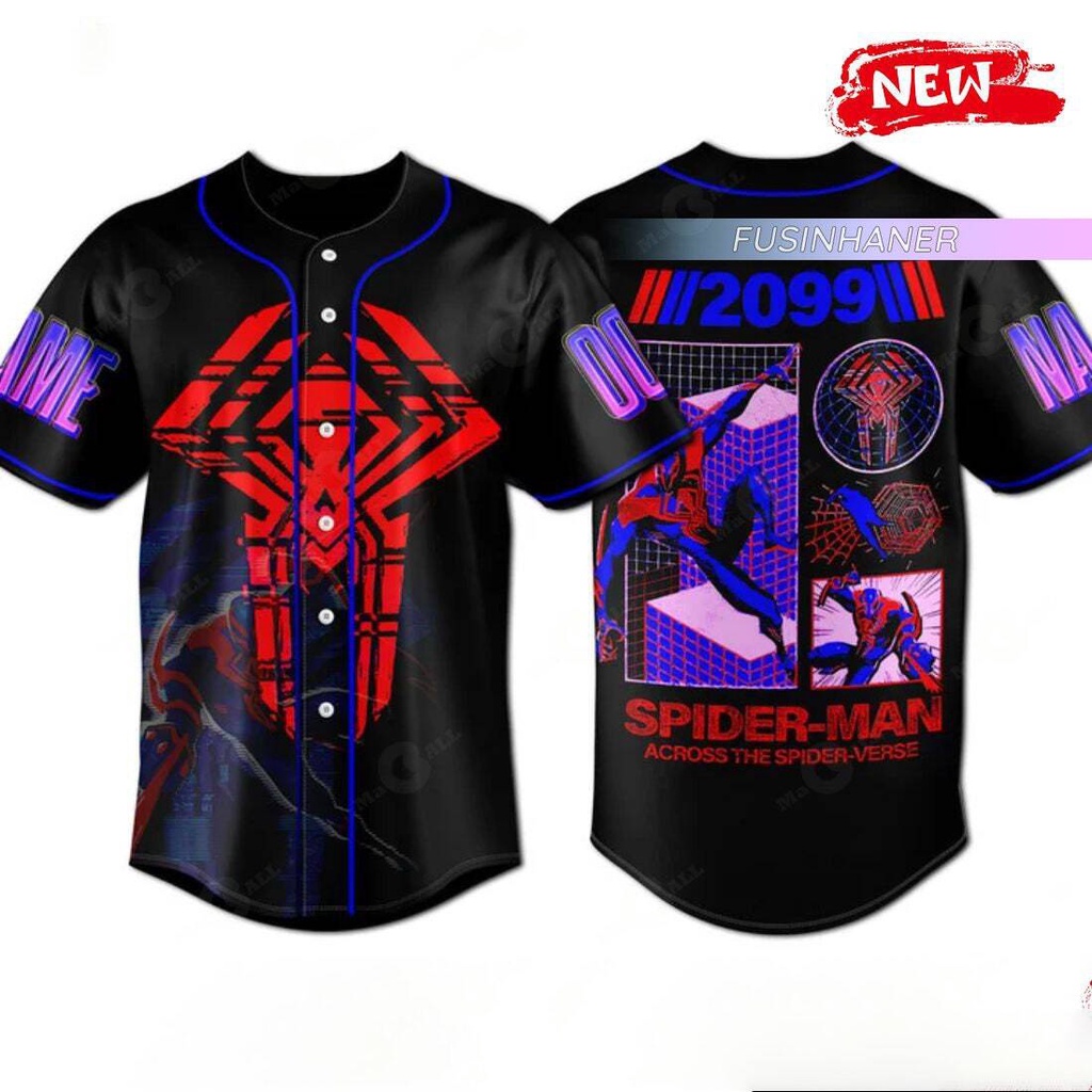 Spiderman Baseball Jersey, Spider Man Jersey, SpiderMan Jersey