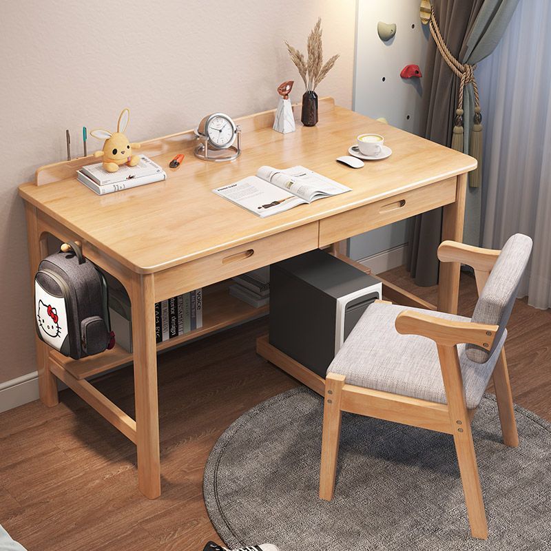 Computer Table Simple Full Solid Wood Study Table Bedroom Desk With