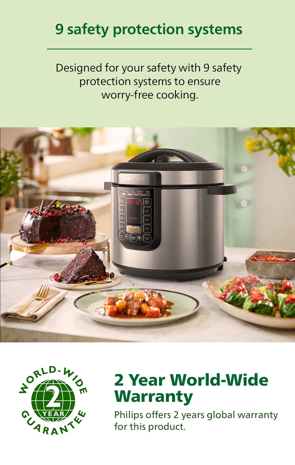 PHILIPS 3000 SERIES VIVA COLLECTION 16 IN 1 ALL IN ONE COOKER HD2237 73 TANGS Singapore