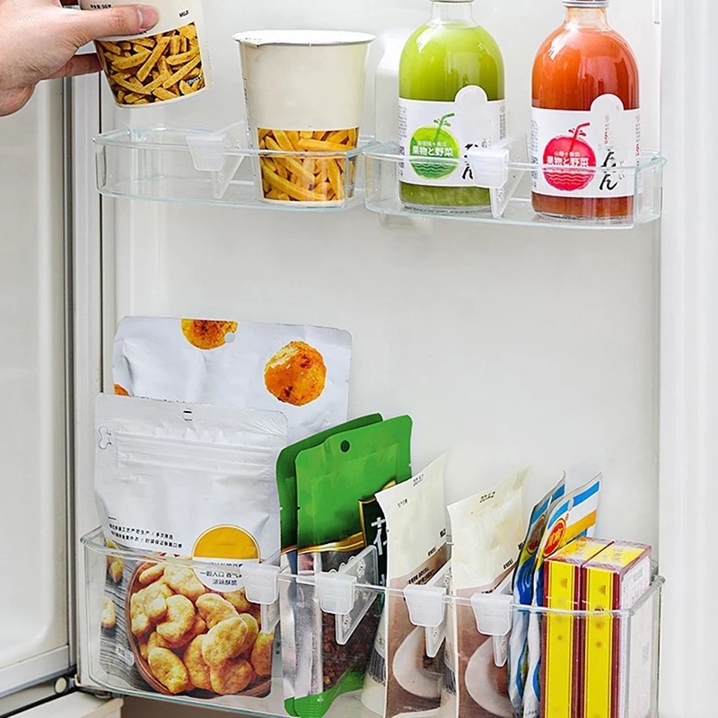Kitchen Accessories Creative Refrigerator Storage Partition Fridge Food ...