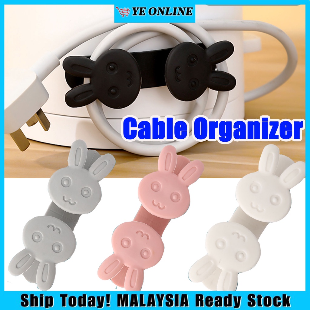 Wire Organizer Desktop Cable Charger Rabbit Cord Organizers Kitchen ...