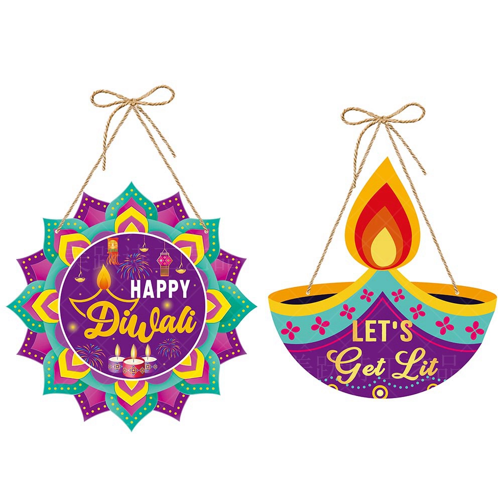 Diwali Door Hanging Pendants Deepavali Festival Party Decoration Gift ...